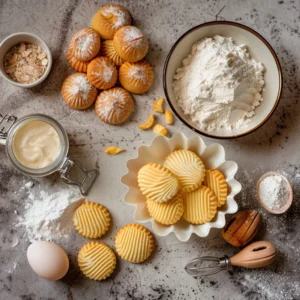 Madeline cookies recipe using cream