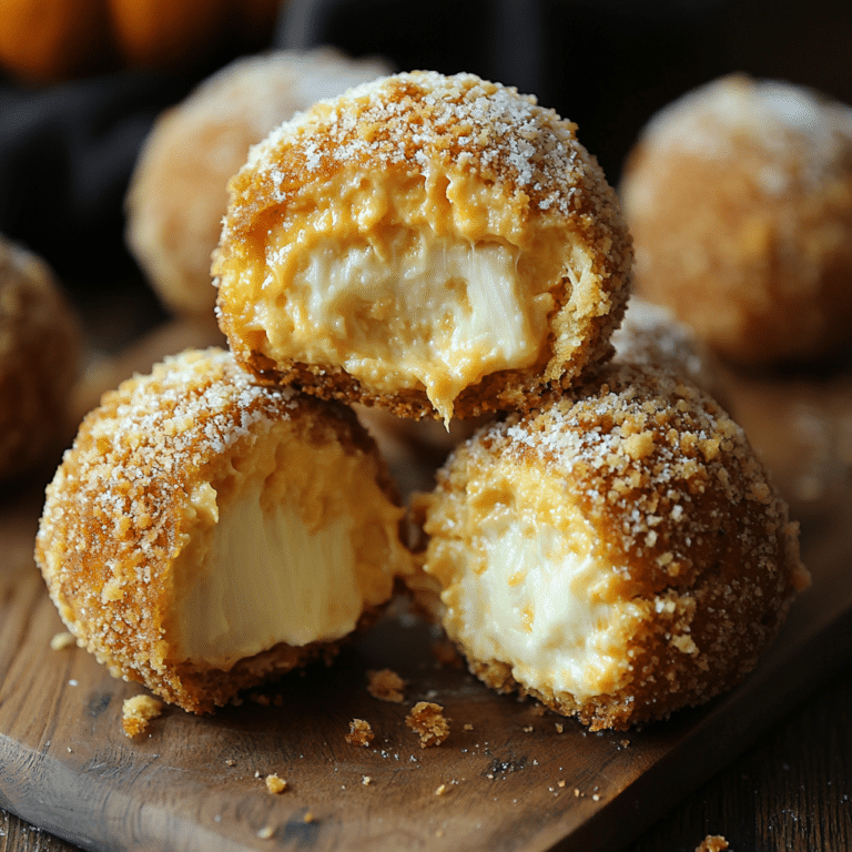 Pumpkin Cheesecake Balls