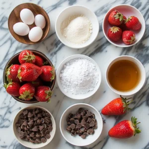 Strawberry Earthquake Cake