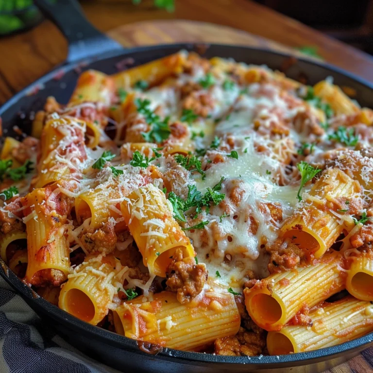 Stuffed Rigatoni Pasta