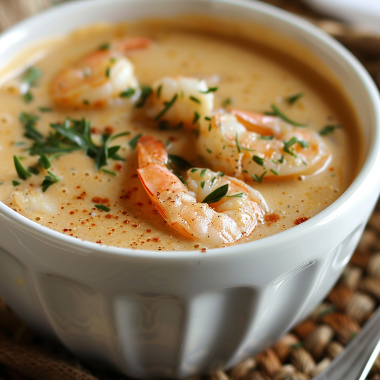 creamy crab and shrimp bisque