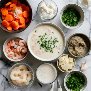 creamy crab and shrimp bisque