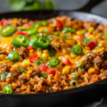 mexican beef and rice skillet