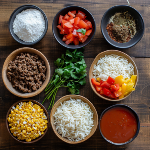 mexican beef and rice skillet ingredients